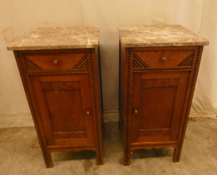B 2357 Bedroom Set 1920 Bed Wardrobe Commode 2 Bedsides