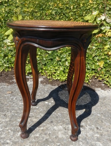 A 8526 - Tabouret 1900 Louis XV Mahogany