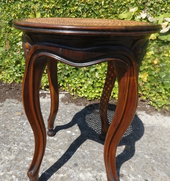 A 8526 - Tabouret 1900 Louis XV Mahogany