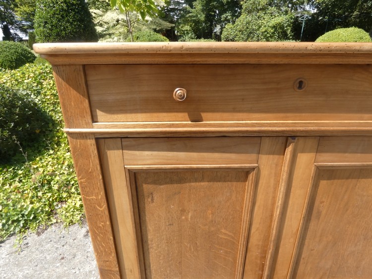 A 8531 - Louis Philippe cabinet oak 19th century