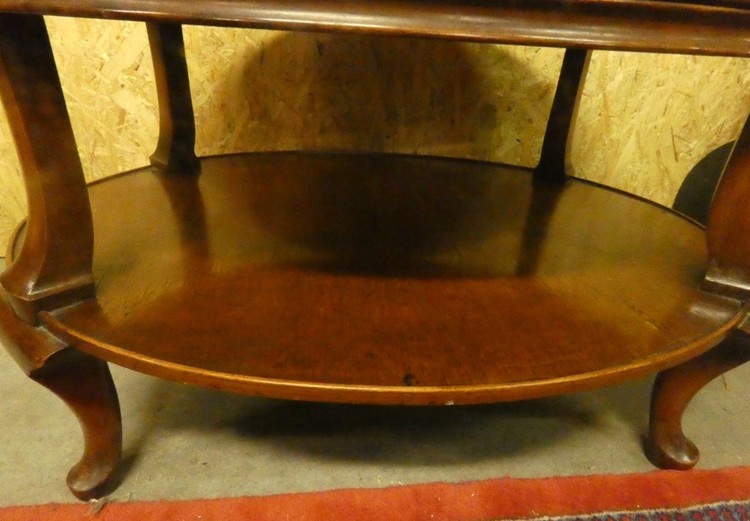 A 8551 - Trey oval coffeetable 19th century