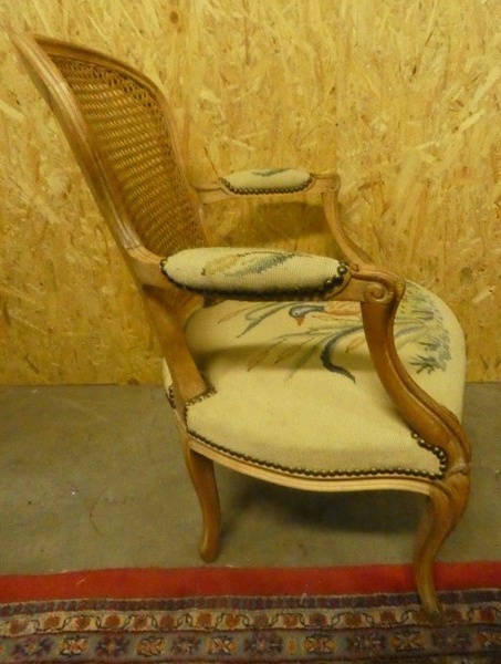 A 8555 - Needlepoint Louis XV armchair