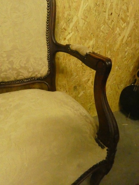 A 8556 - Pair Louis XV armchairs 1900