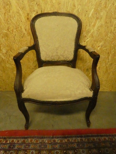 A 8556 - Pair Louis XV armchairs 1900