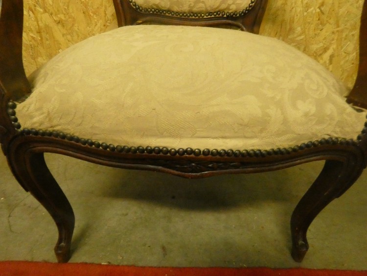 A 8556 - Pair Louis XV armchairs 1900