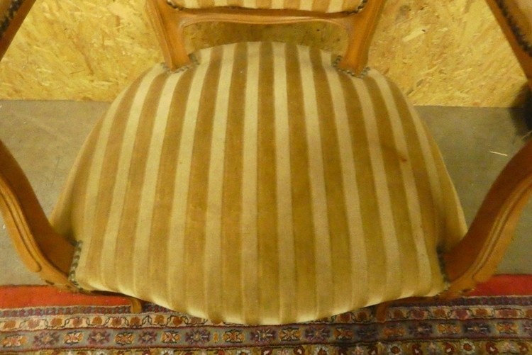 A 8569 - Pair armchairs Louis XV
