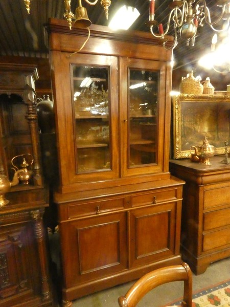 B 2494 - Louis Philippe cabinet-bibliothèque