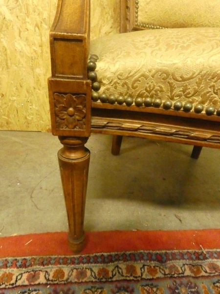 B 2502 - Pair Louis XVI armchairs 1900