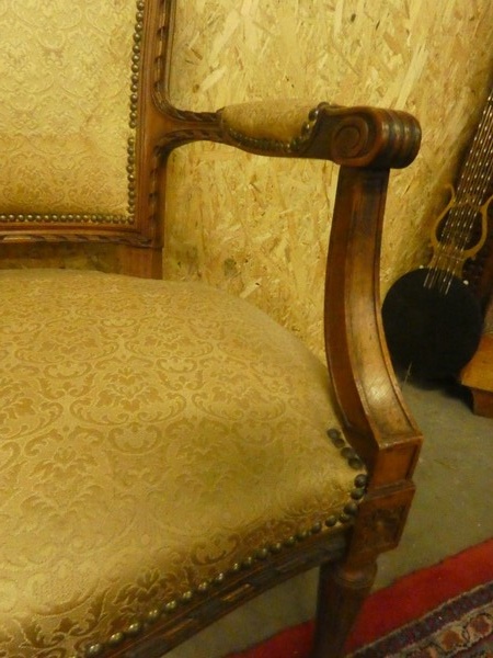 B 2502 - Pair Louis XVI armchairs 1900